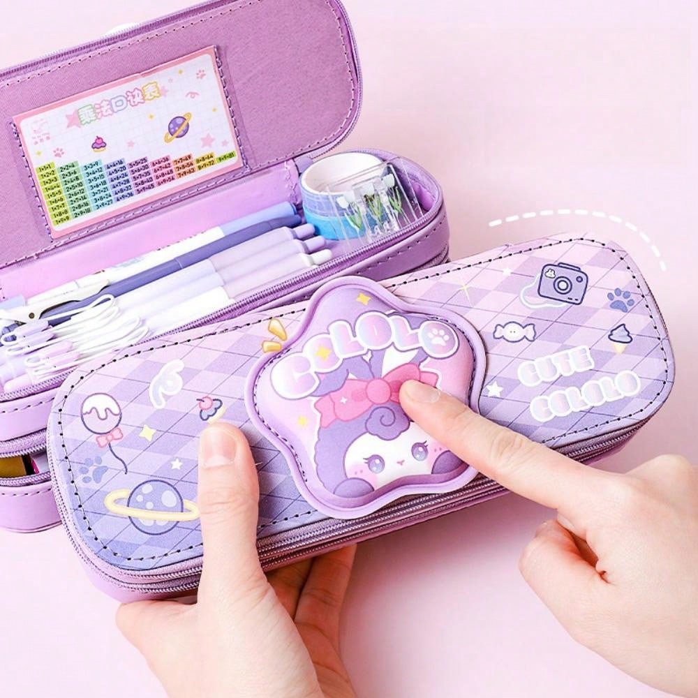 3D Kawaii Pencil Case – Multi Compartment & Super Cute