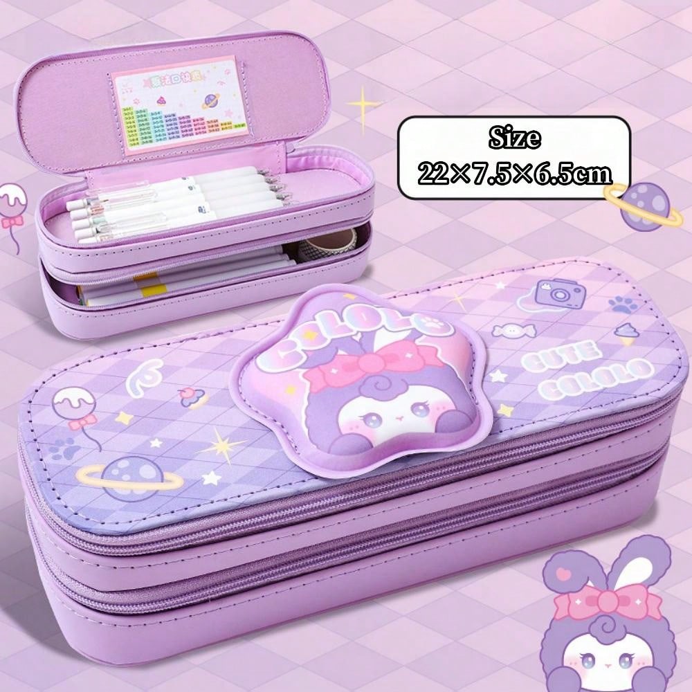 3D Kawaii Pencil Case – Multi Compartment & Super Cute