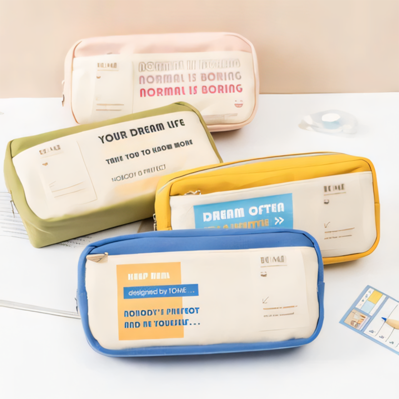 Urban Rugged Pencil Pouch Double Layer Durable