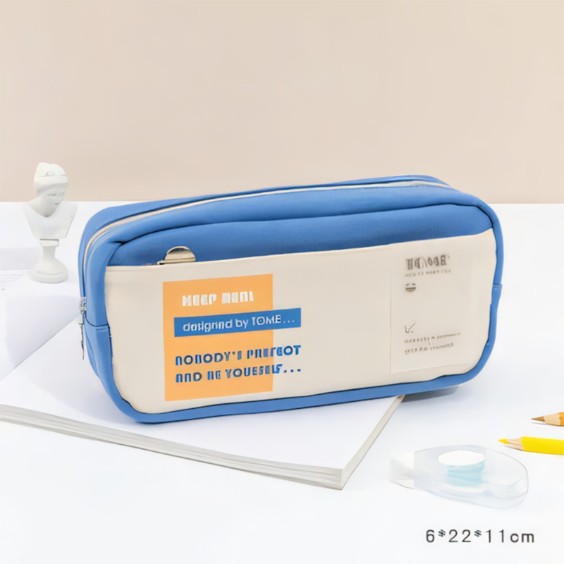 Urban Rugged Pencil Pouch Double Layer Durable