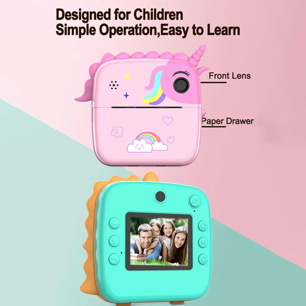 Kids Printer Cam - Click Print & Create Memories