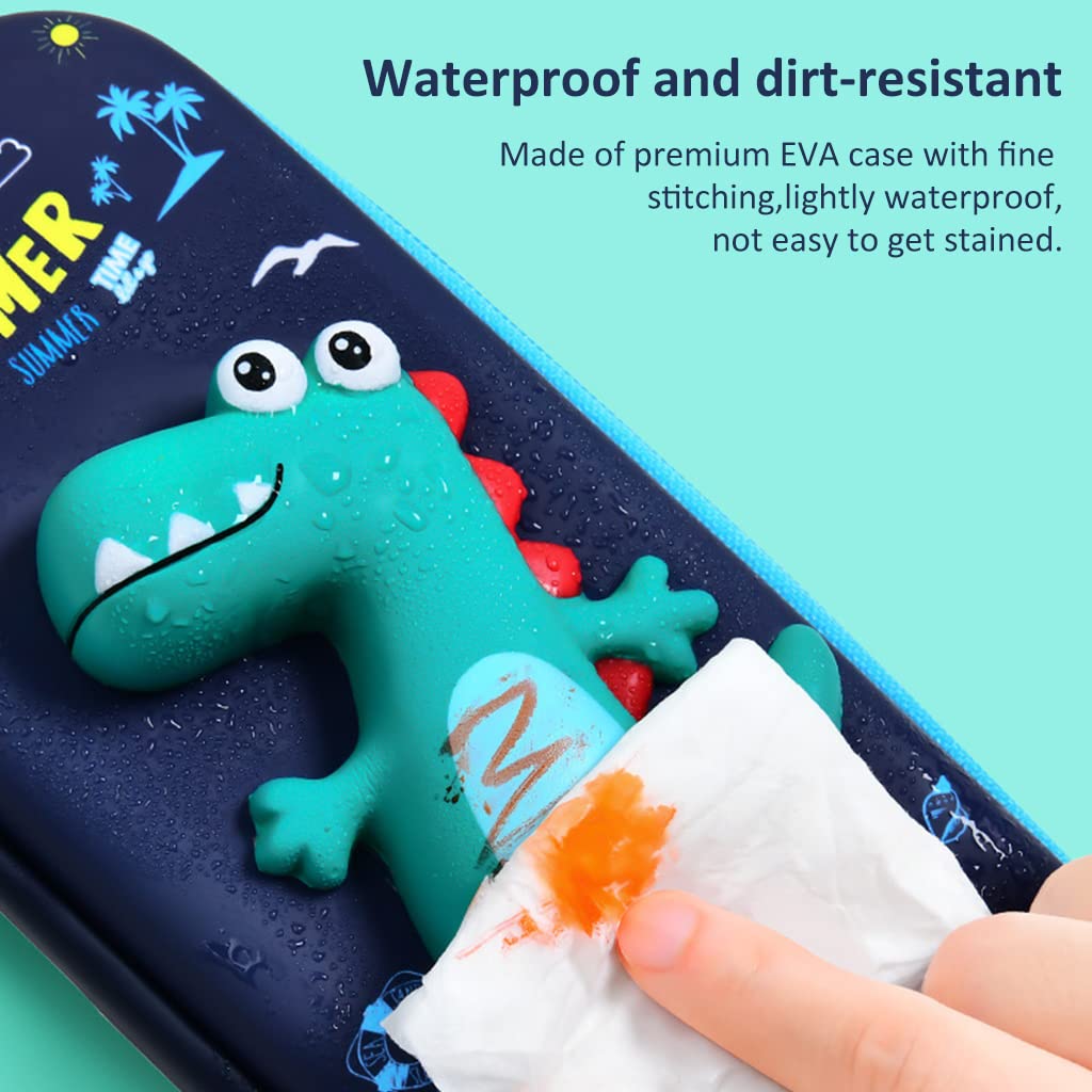 Sturdy 3D EVA Dino Pencil Pouch Case
