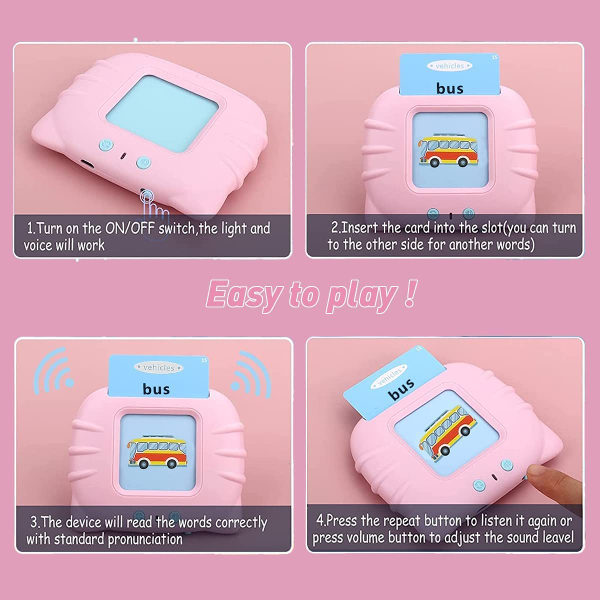 Spark Your Child’s Curiosity with Talking Flash Cards!
