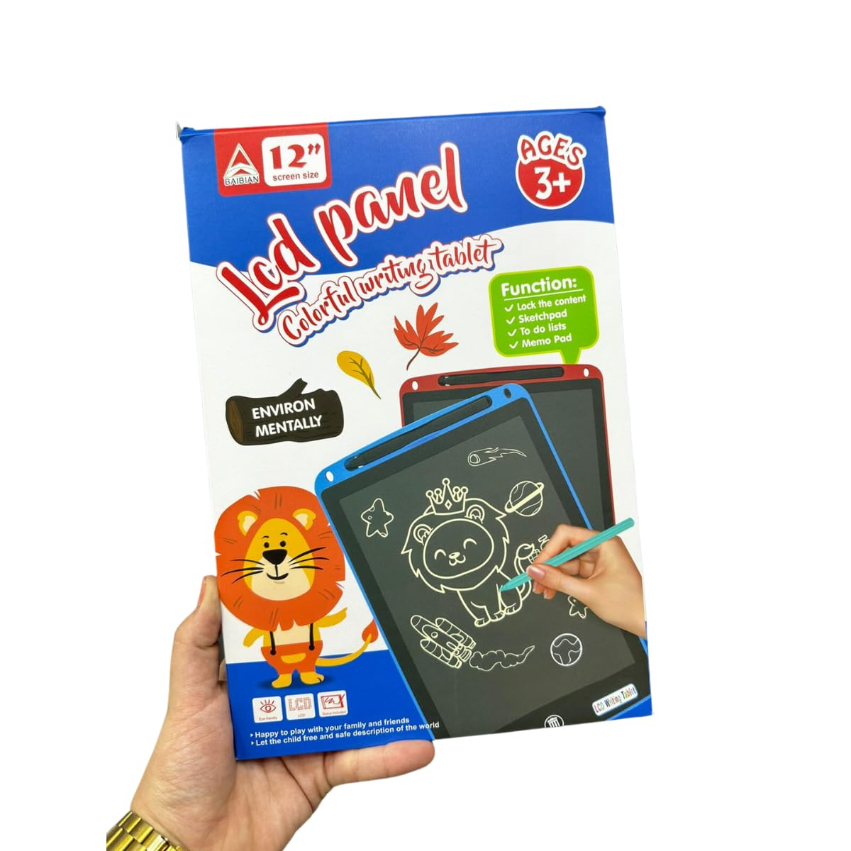 12inch LCD Writing/Drawing Doddle Tablet For Kids