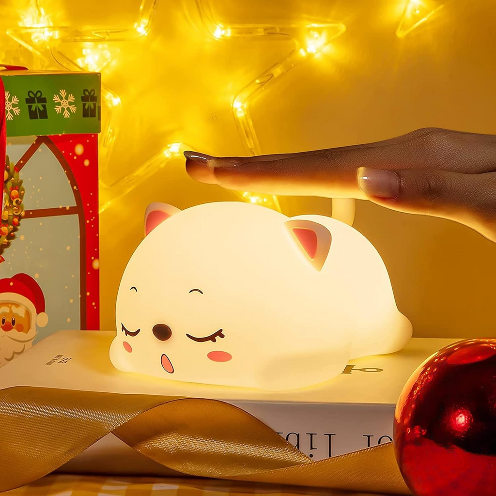 Snoring Cat Soft Silicone Night Light