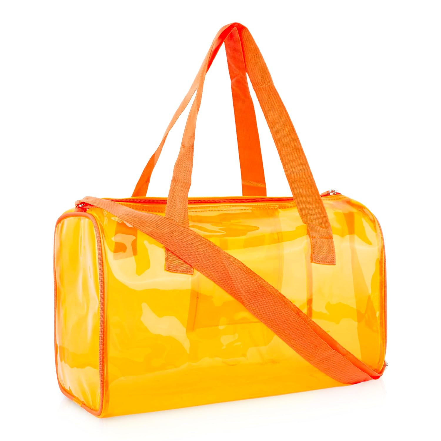 Transparent Jelly Duffle Bag | Waterproof PVC Travel & Gym Tote