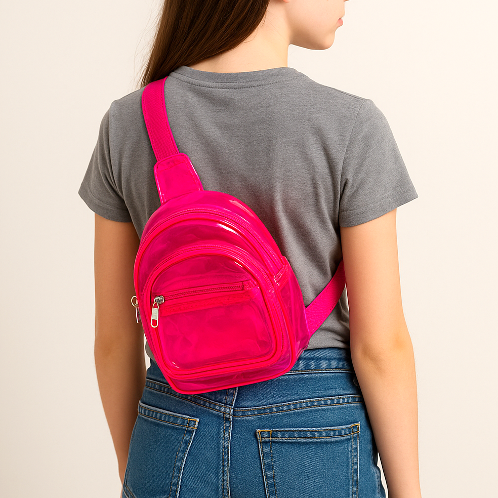 Stylish Neon Jelly Crossbody Bag | Lightweight Sling for Everyday Use