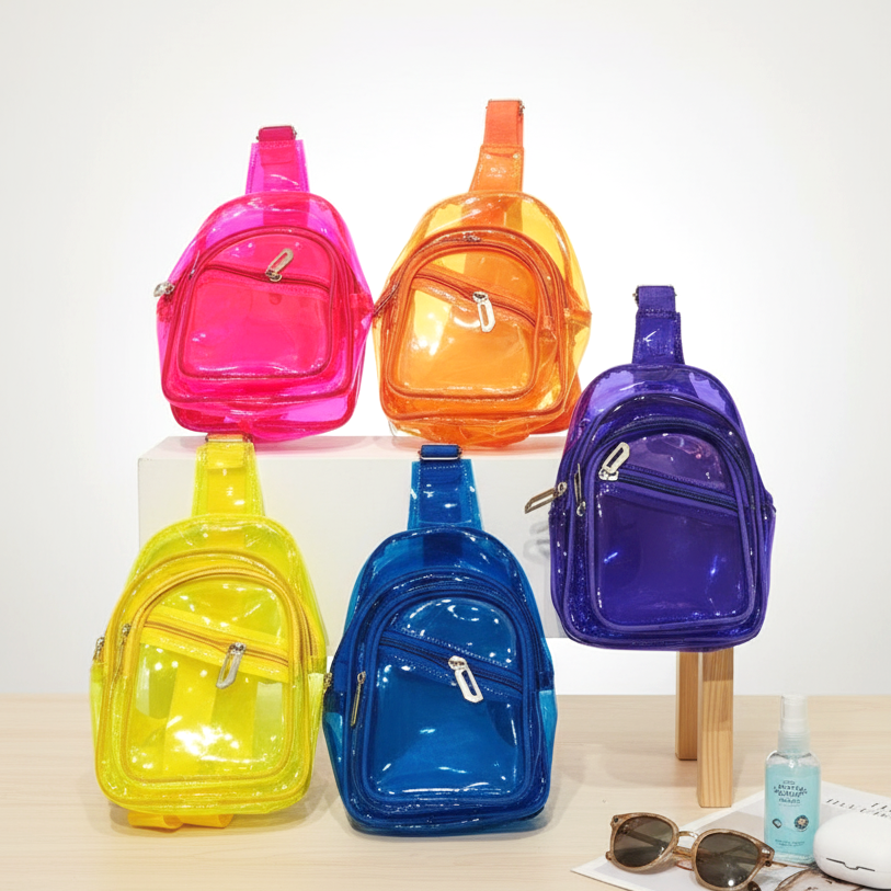 Stylish Neon Jelly Crossbody Bag | Lightweight Sling for Everyday Use