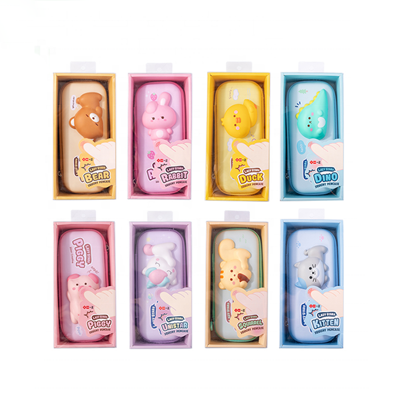 3D Squishy Animal Pencil Case – Cute & Stress-Relief in One