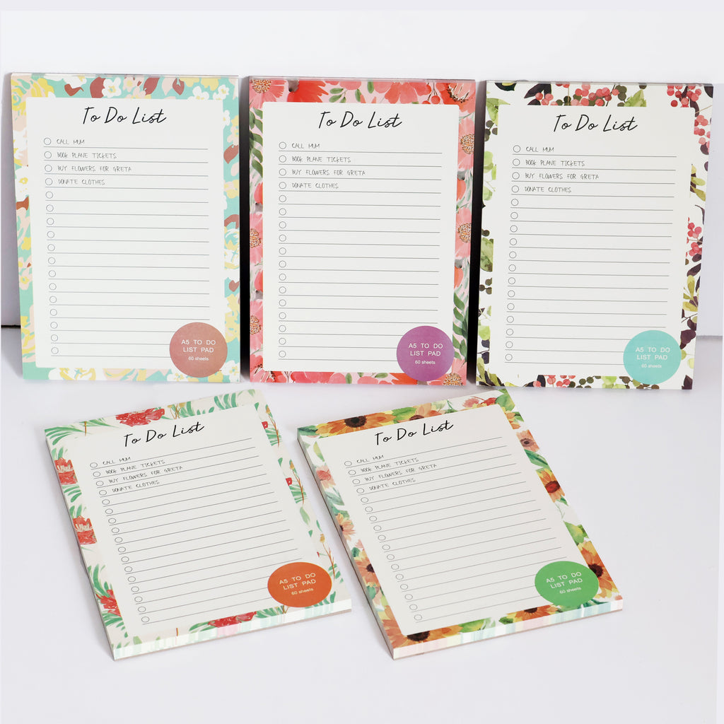 To-Do List Notepad - 60 Sheets of Productivity (A5)
