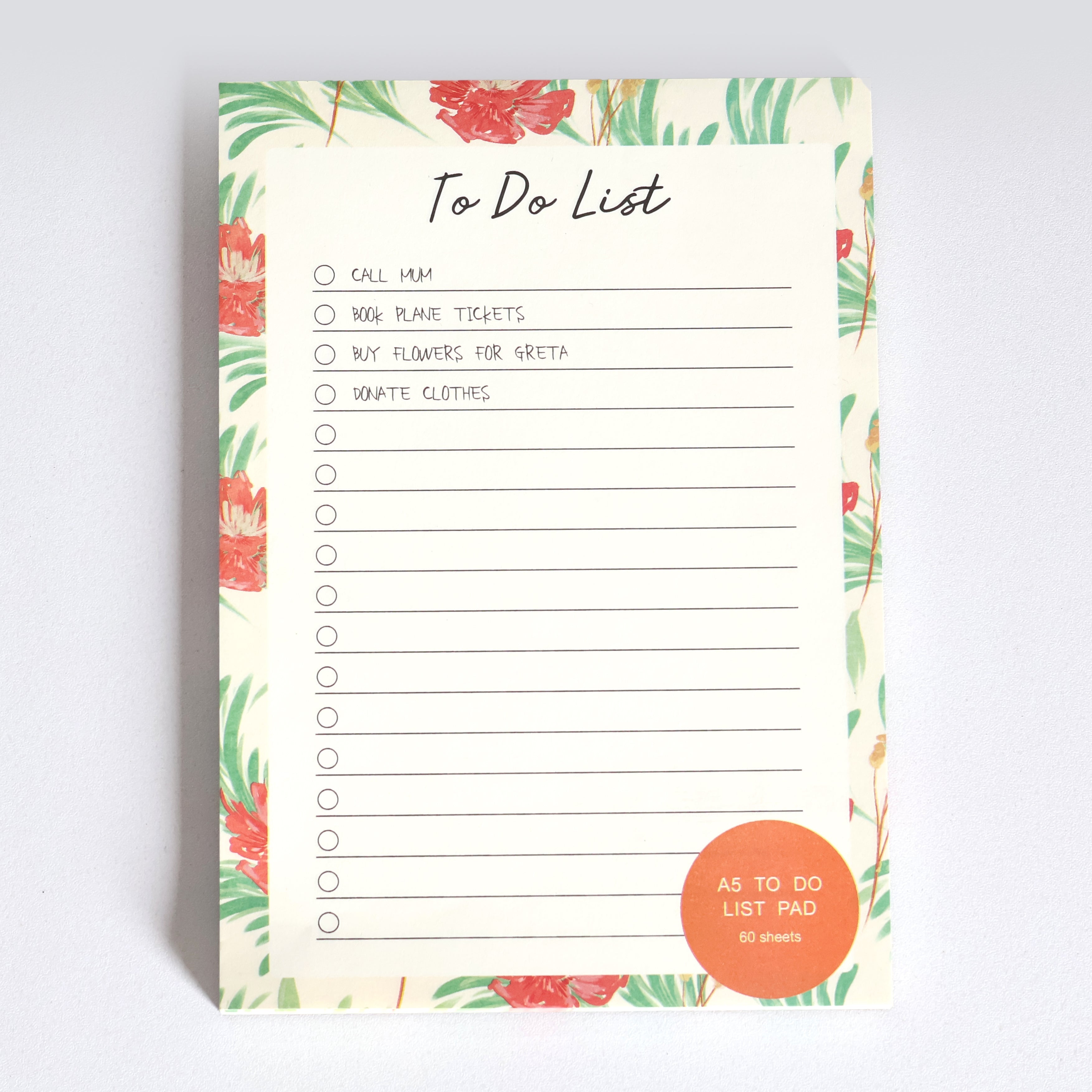 To-Do List Notepad - 60 Sheets of Productivity (A5)