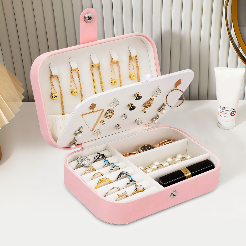 Double Layer Jewellery Box Organizer