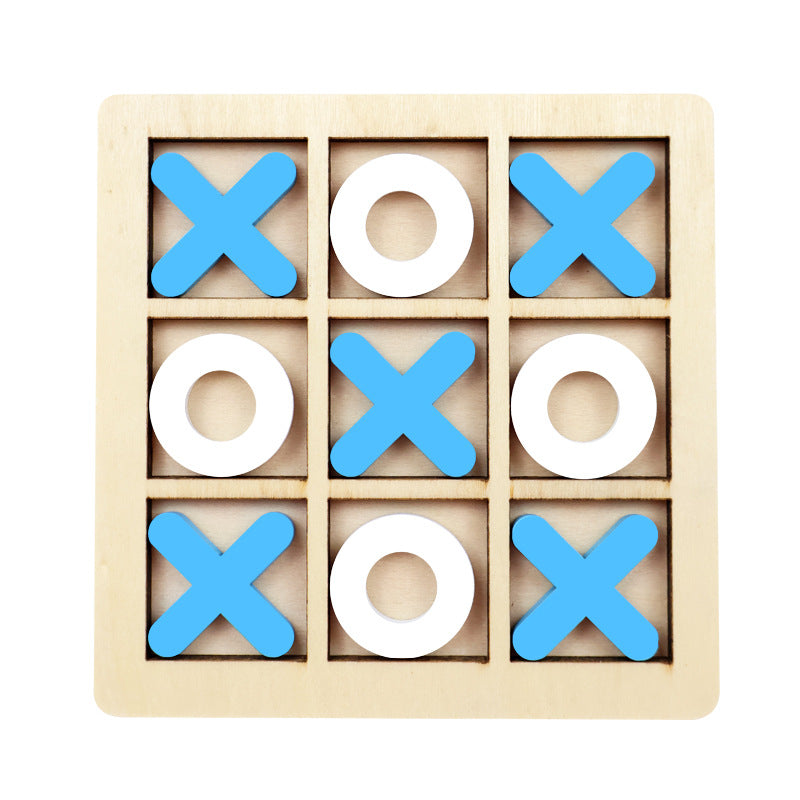 XO Tic-Tac-Toe Wooden Game – Fun Brain Training for Kids