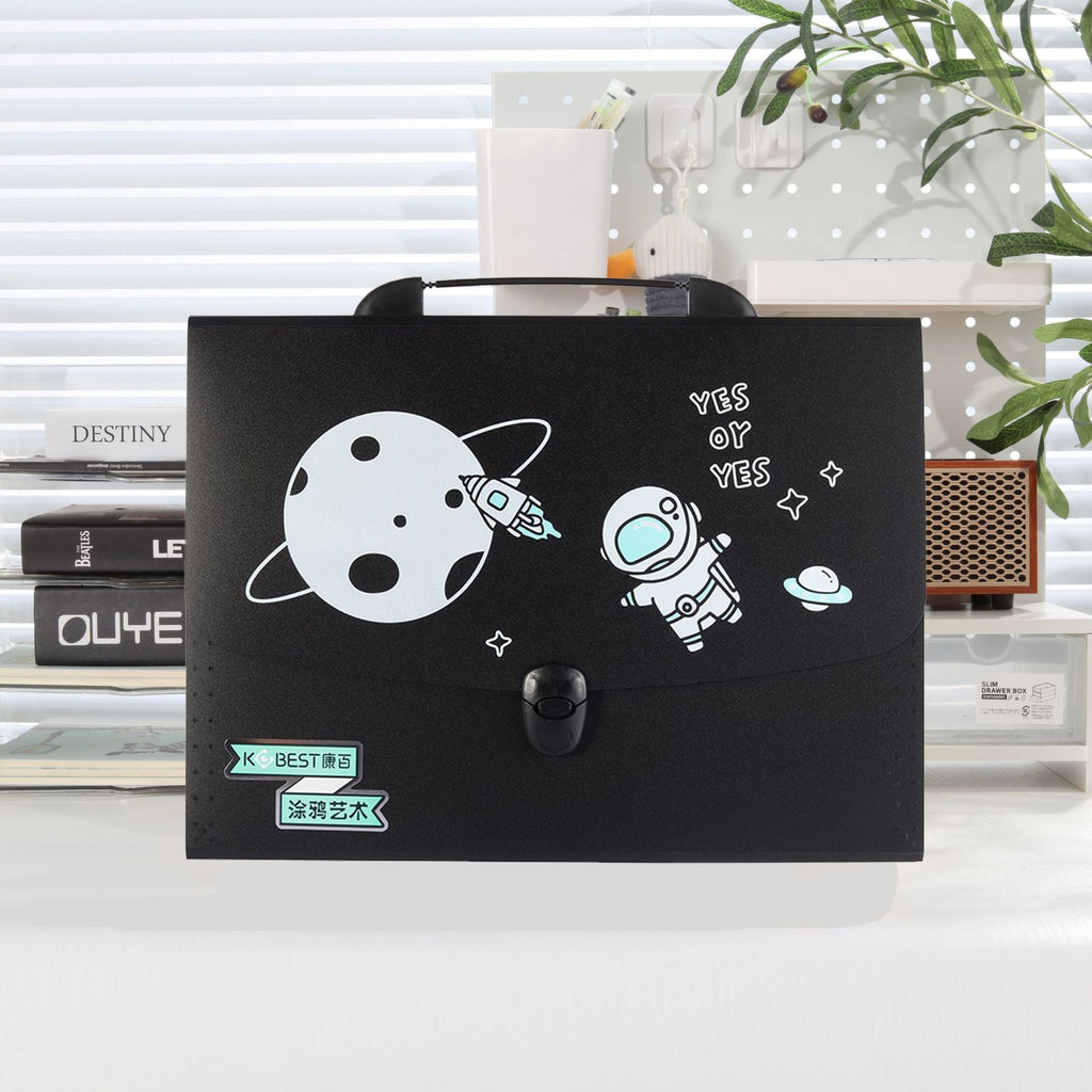 Space Theme Handbag Style File Folder