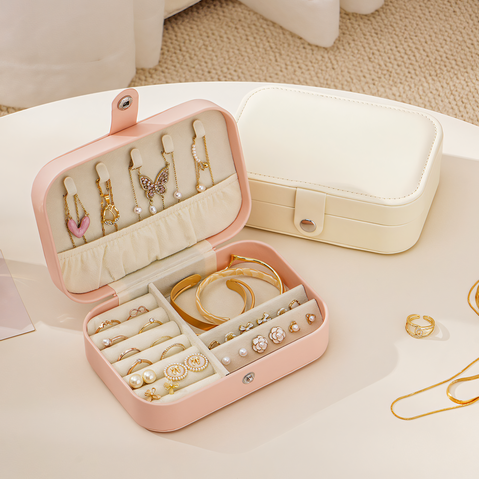 Double Layer Jewellery Box Organizer