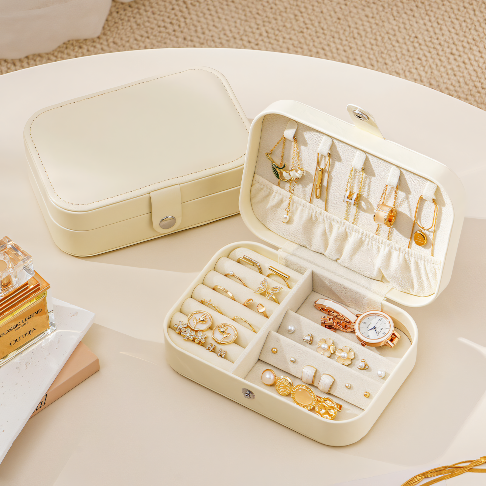 Double Layer Jewellery Box Organizer