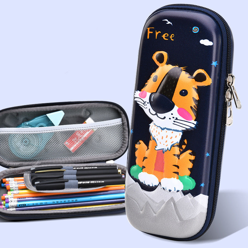 Stylish 3D Cartoon EVA Pencil Case – Perfect for School & Travel