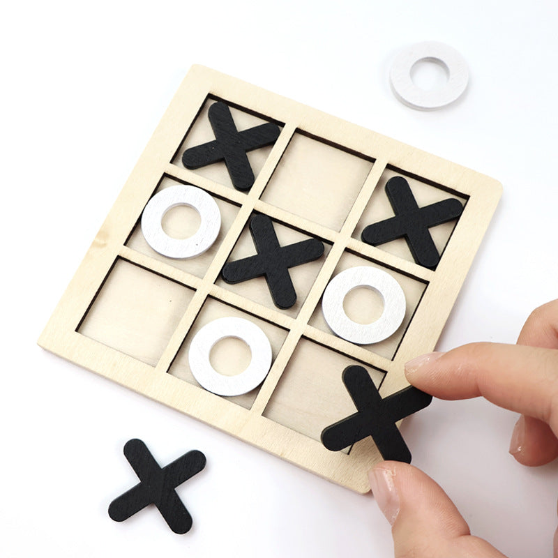 XO Tic-Tac-Toe Wooden Game – Fun Brain Training for Kids