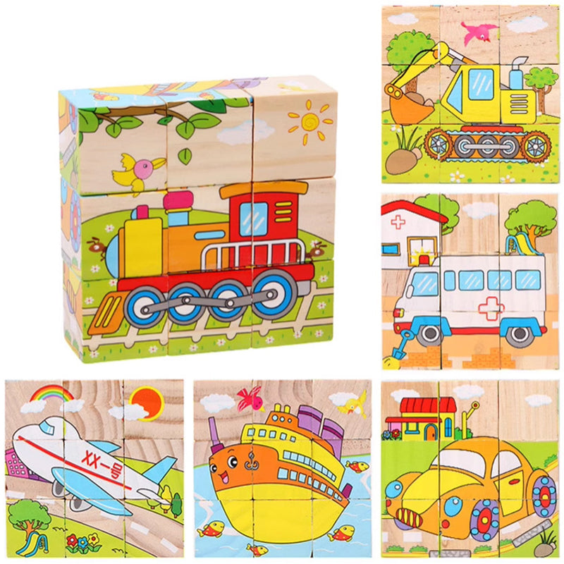 Wooden Block Puzzles for Toddlers & Kids | Fun & Educational
