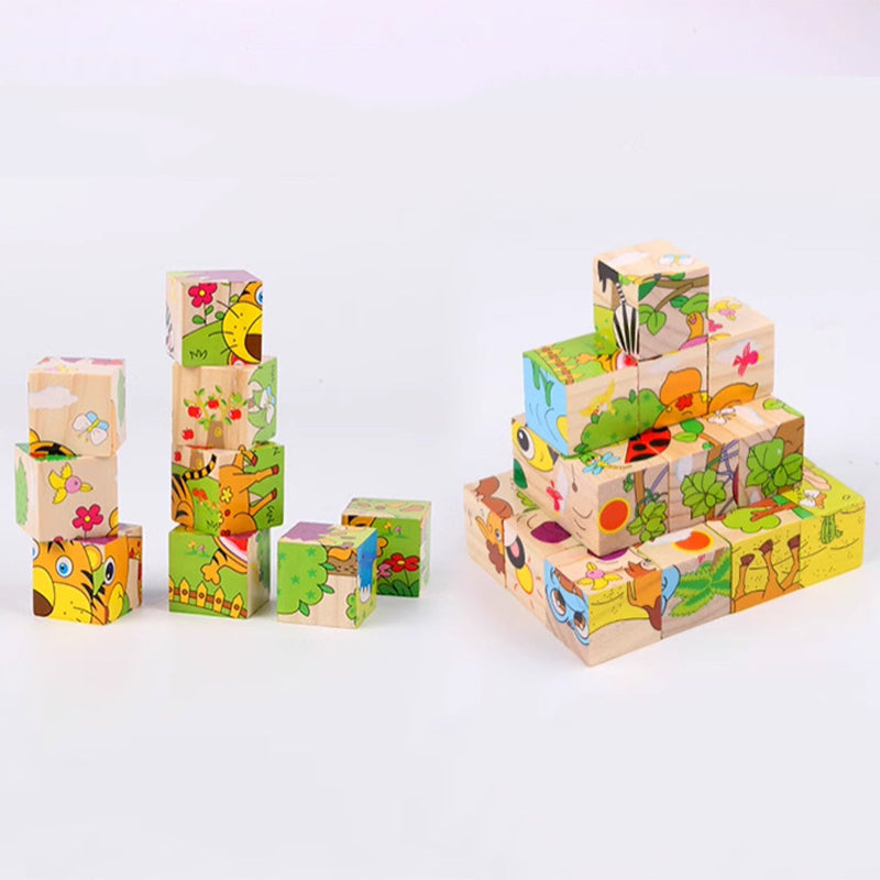 Wooden Block Puzzles for Toddlers & Kids | Fun & Educational