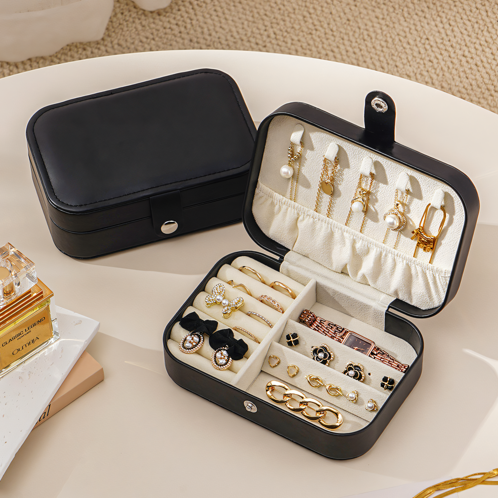 Double Layer Jewellery Box Organizer