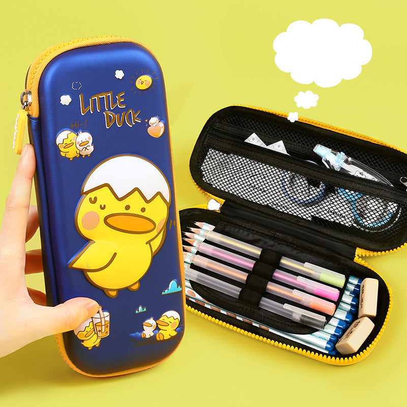 Stylish 3D Cartoon EVA Pencil Case – Perfect for School & Travel