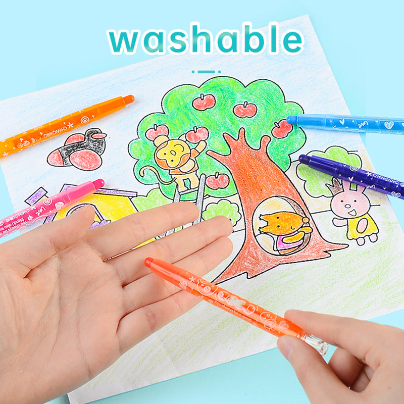 Twist & Color Rotating – 24 Shades Crayon Set