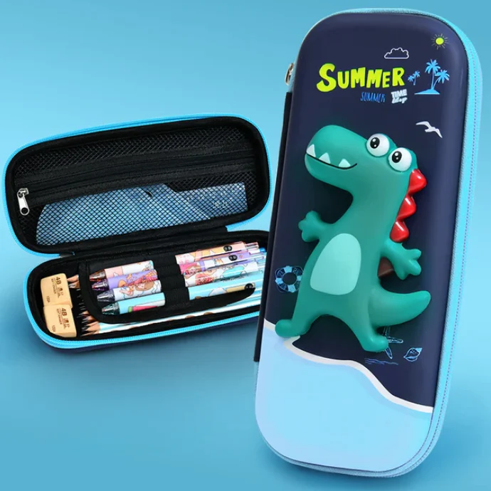 Sturdy 3D EVA Dino Pencil Pouch Case