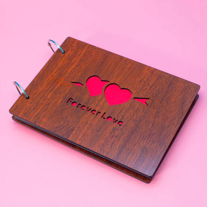 Wooden Cover Scrapbook