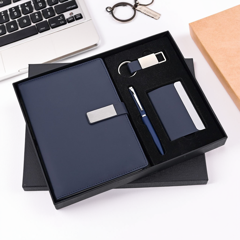Stylish Corporate Gifting Set – Elegant 4 in 1 Office Gift Pack